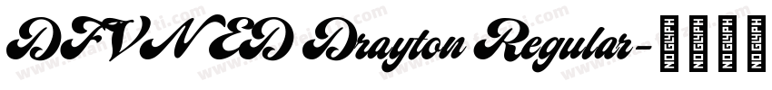 DFVN ED Drayton Regular字体转换